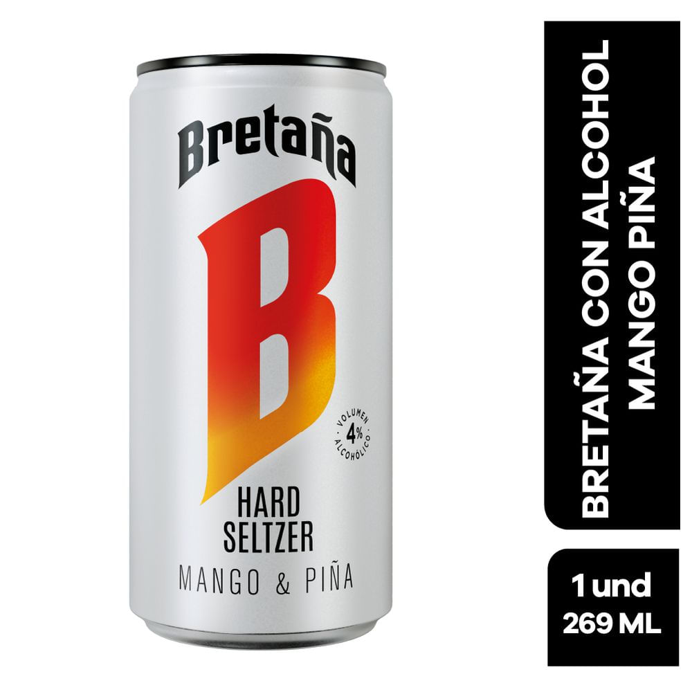 Bebida Con Alcohol BRETANA Piña Colada Lata (269 ml)