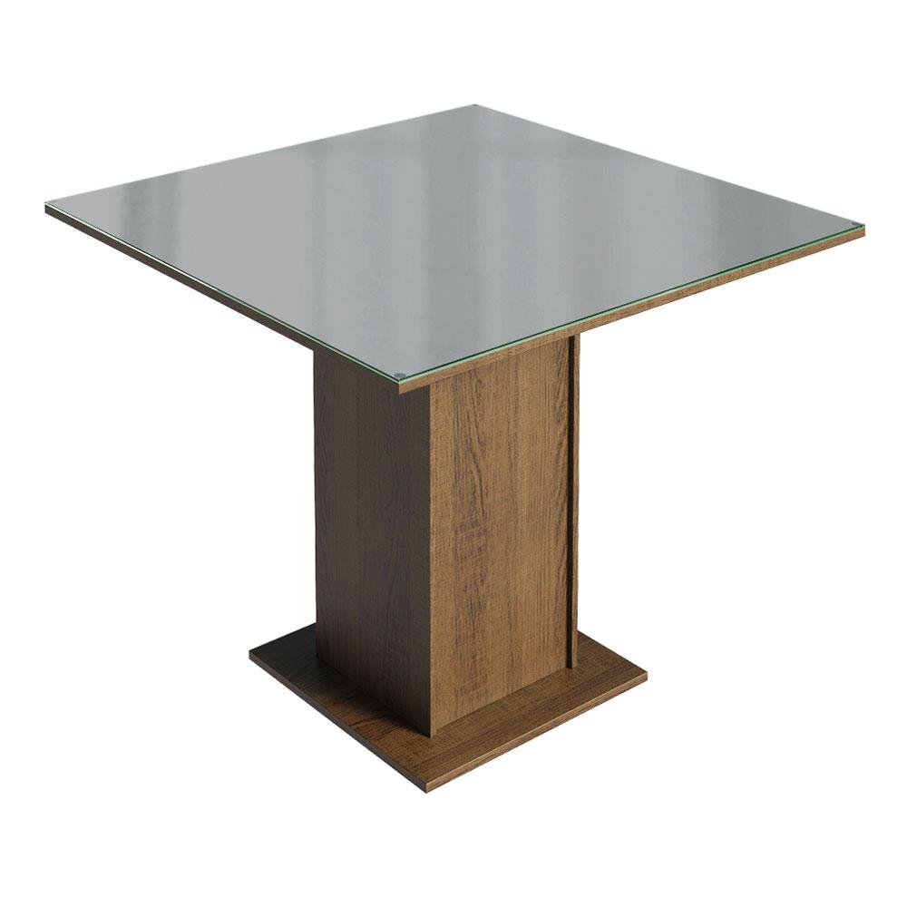 Mesa De Comedor Cuadrada 5363 Marrón/Gris