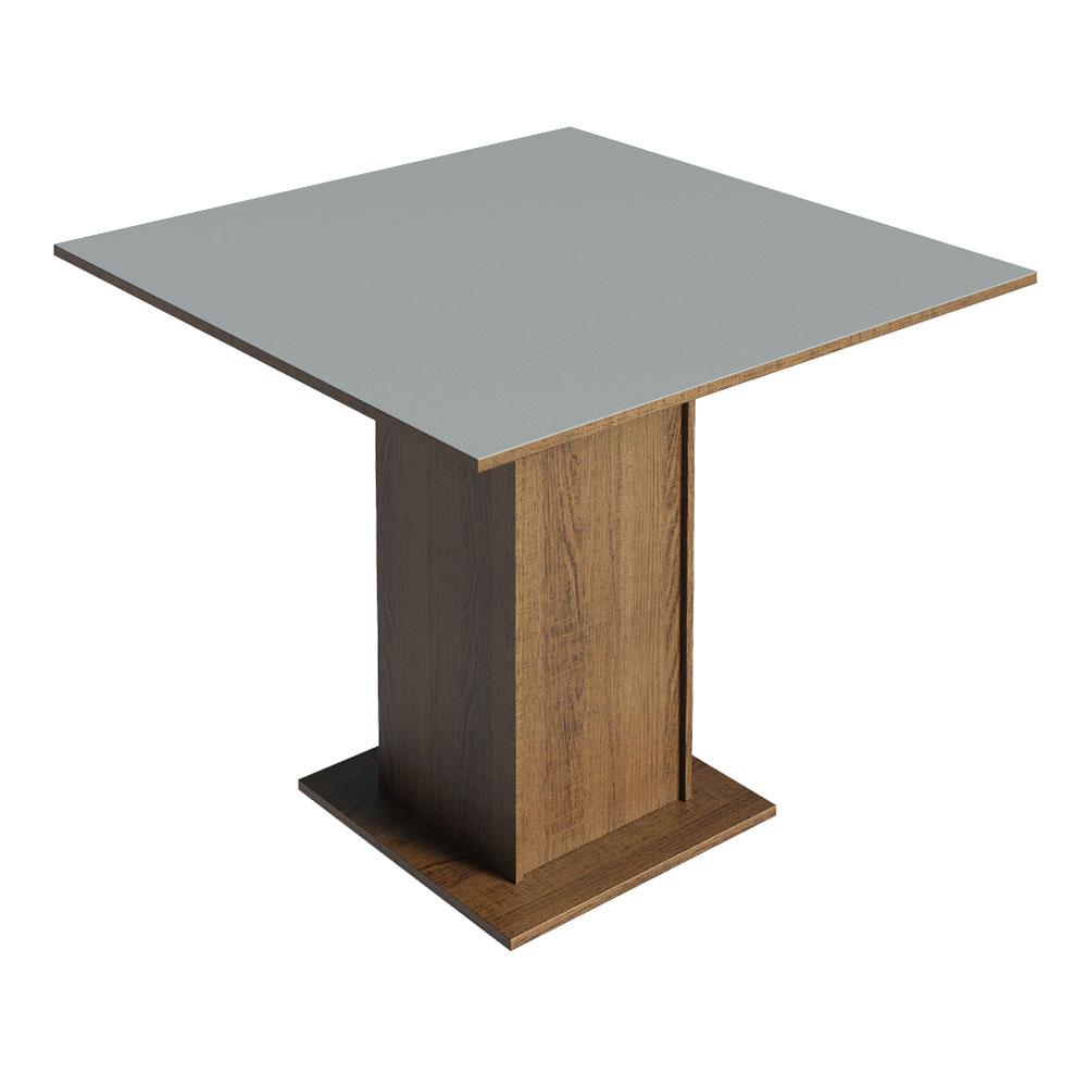 Mesa De Comedor Cuadrada 5363 Marrón/Gris