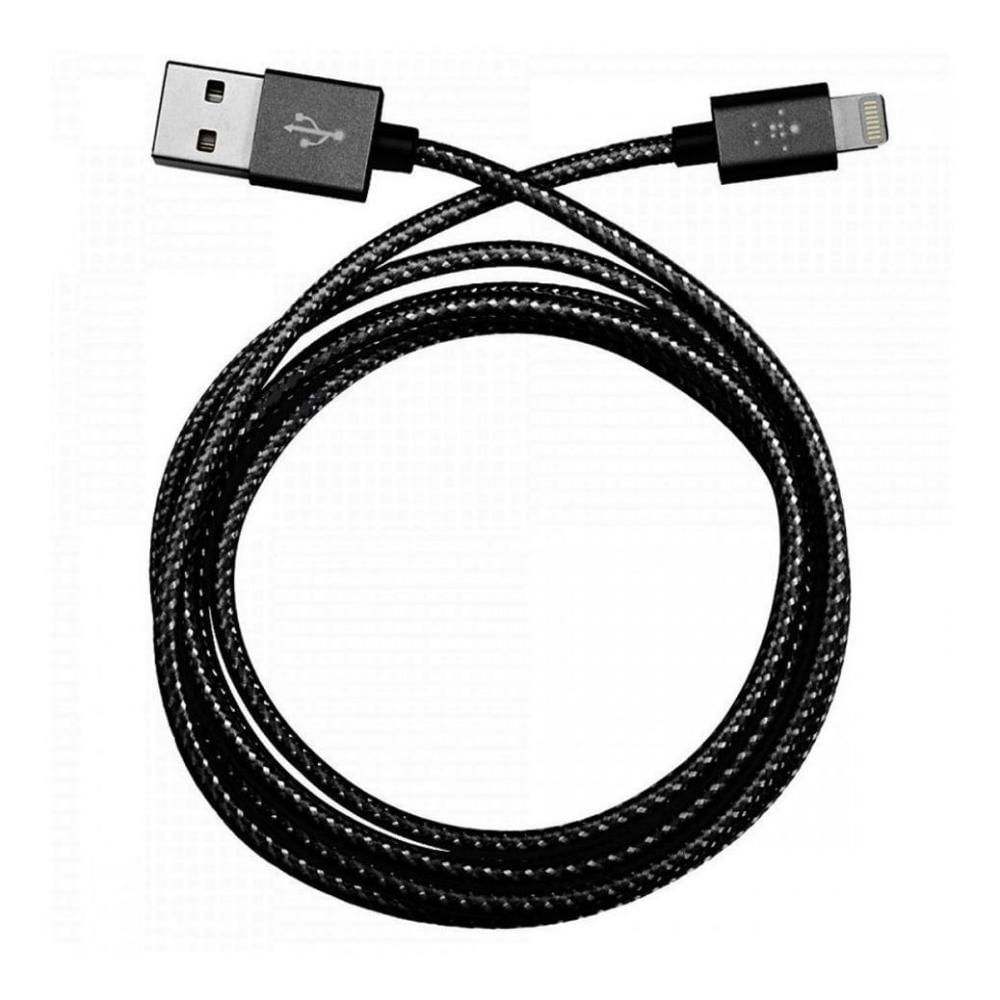 Cable Belkin Lightning Premium Negro Metalico img #2