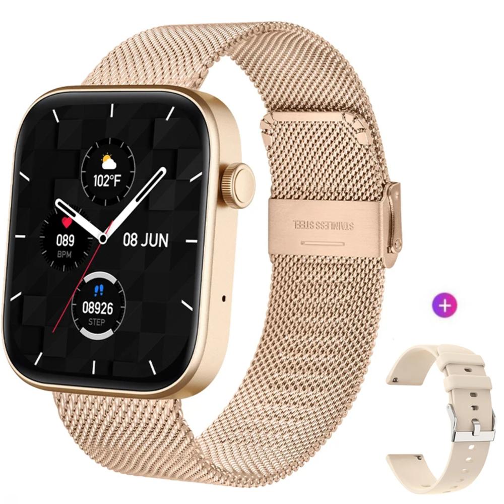 Reloj Inteligente Mujer Asistente De Voz Llamadas Smartwatch + Correa