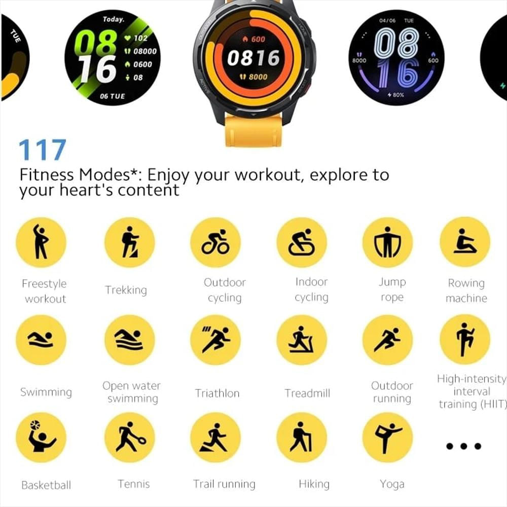 Xiaomi Watch S1 Active Gl Color De La Caja Blanco Invierno img #3