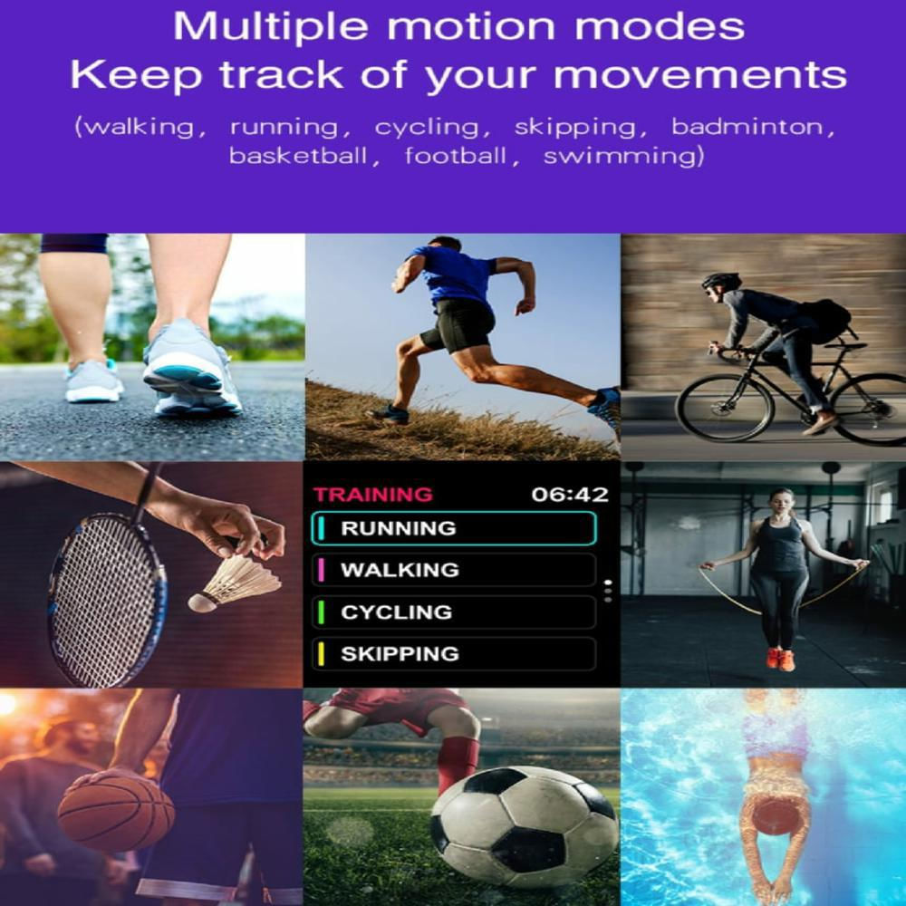 Smartwatch Reloj Inteligente Control Musica Azul img #2