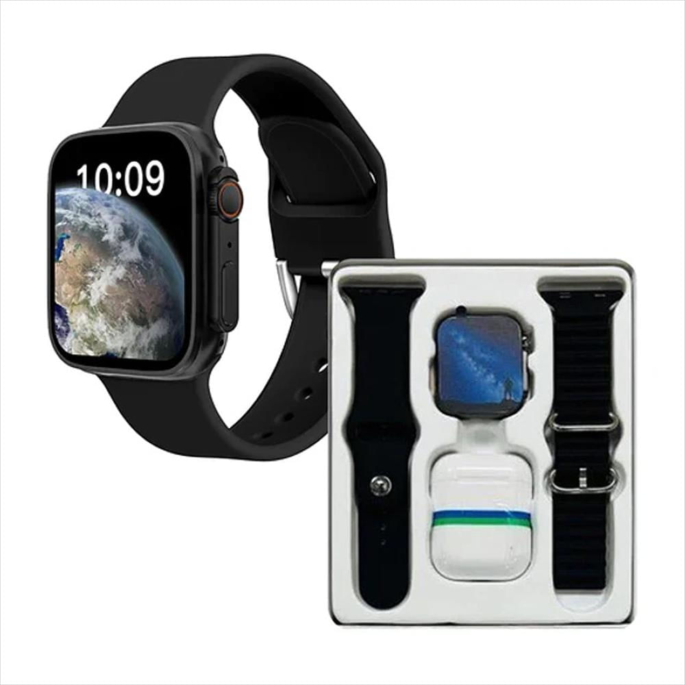 Reloj Smart Watch Big 2.0 Combo Audífonos I8 Ultra Reloj Inteligente