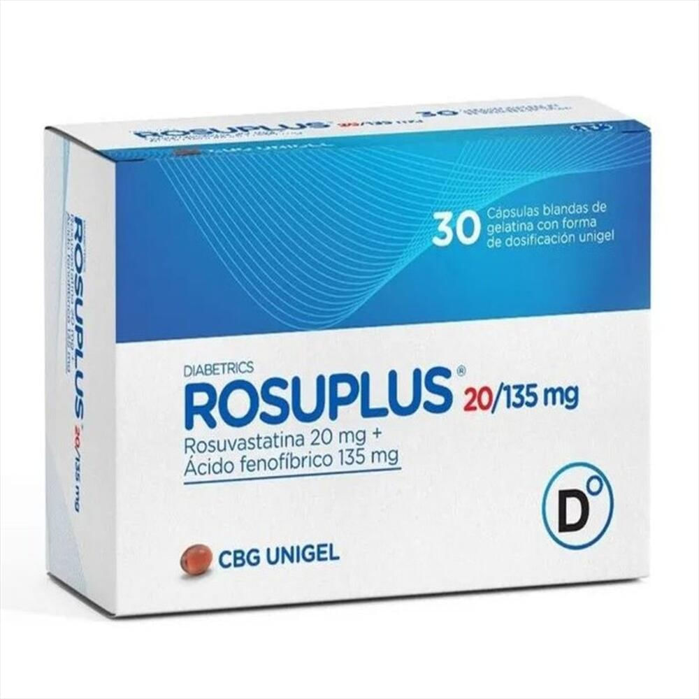 Rosuplus 20/135 Mg Por 30 Capsulas Blandas