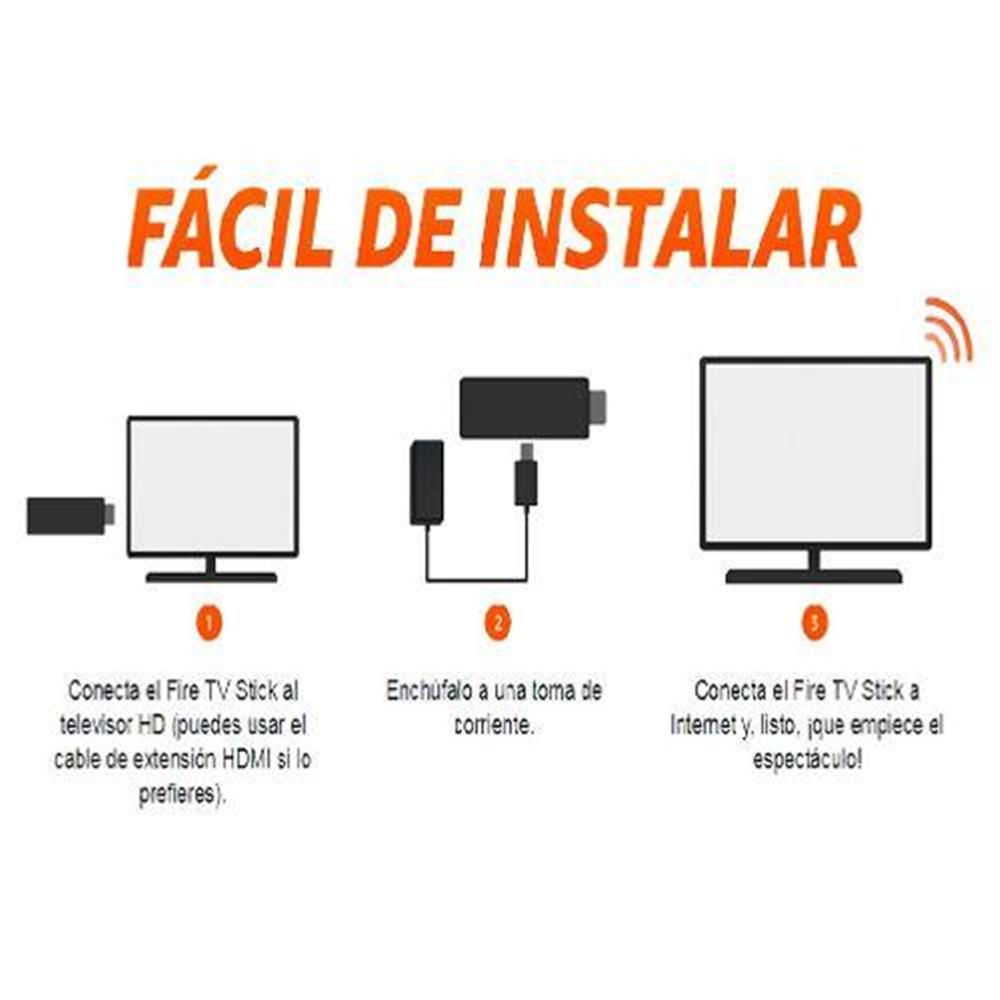 Amazon Fire Tv Stick + Control Voz Alexa + De 2 Mil Canales img #3