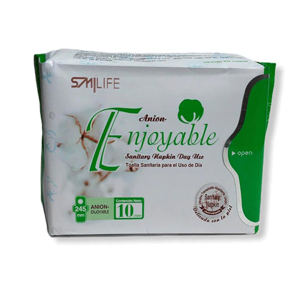 Toalla Sanitaria Para El Uso De Día Smilife Anion Enjoyable
