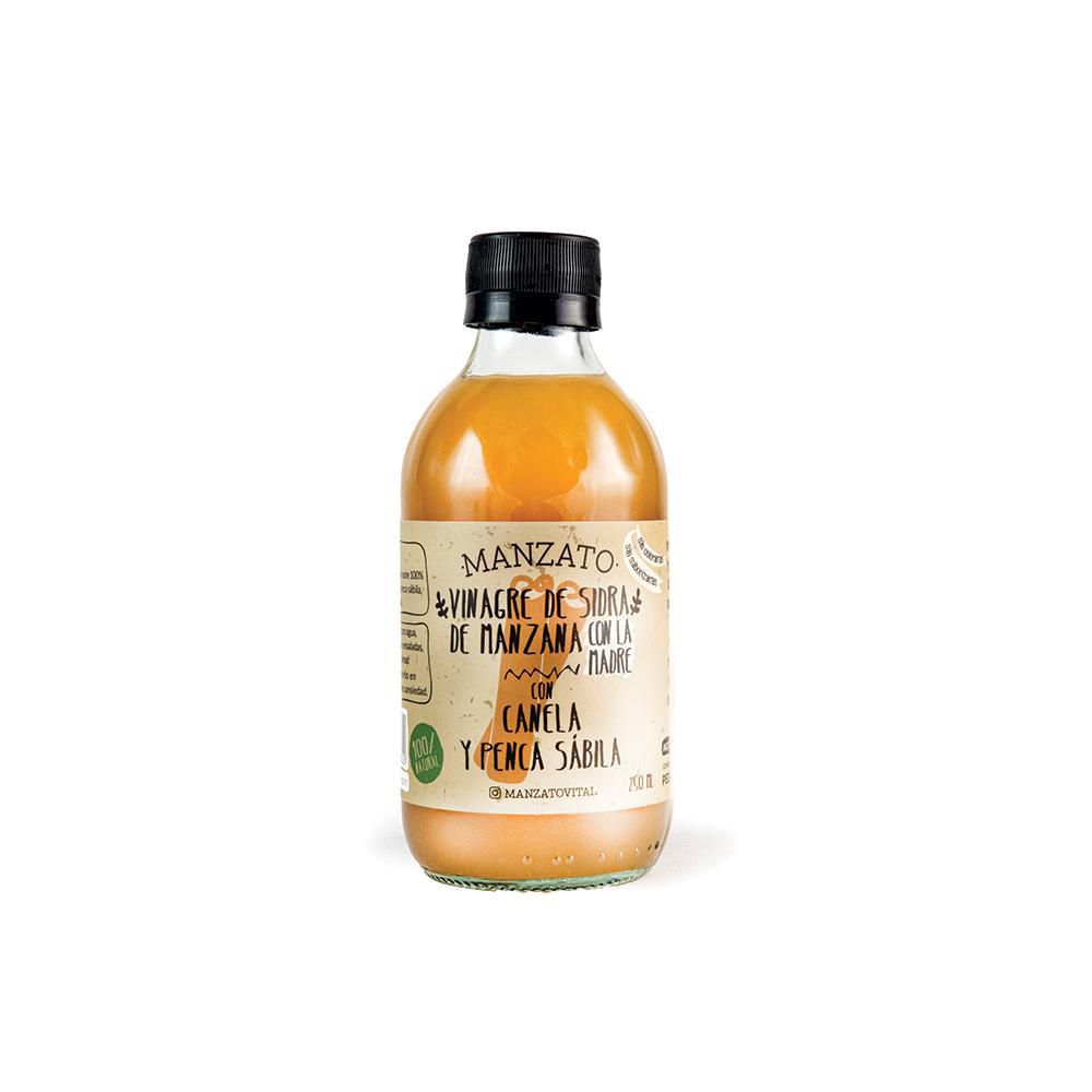 Vinagre MANZATO Sidra De Manzana Canela (250 ml)