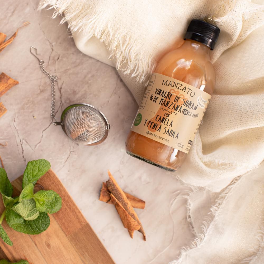 Vinagre MANZATO Sidra De Manzana Canela (250  ml) img #4