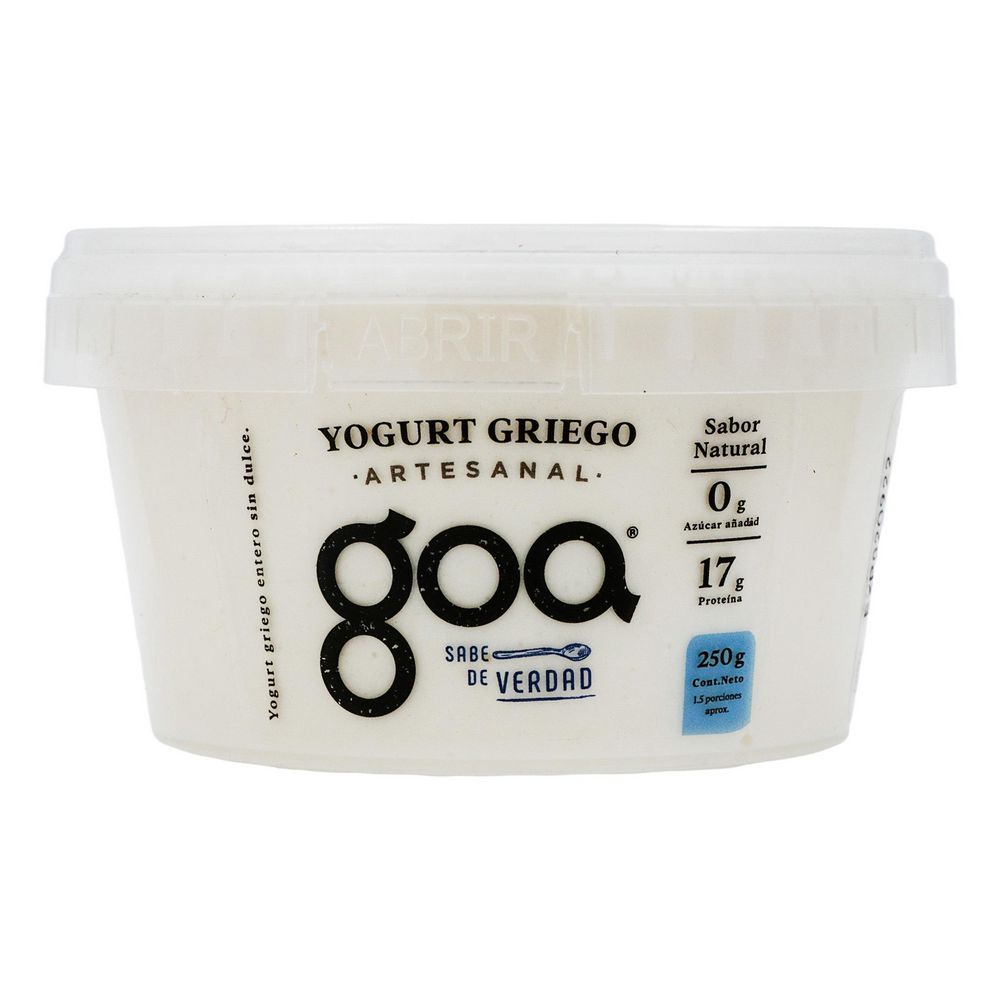 Yogurt GOA Artesan Natural (226.4  ml) img #1