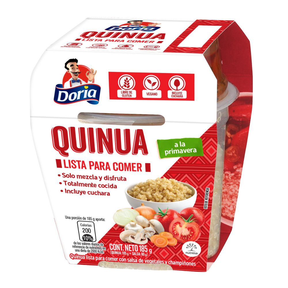 quinua DORIA VEGETALES CHAMPINON (185  gr) img #2