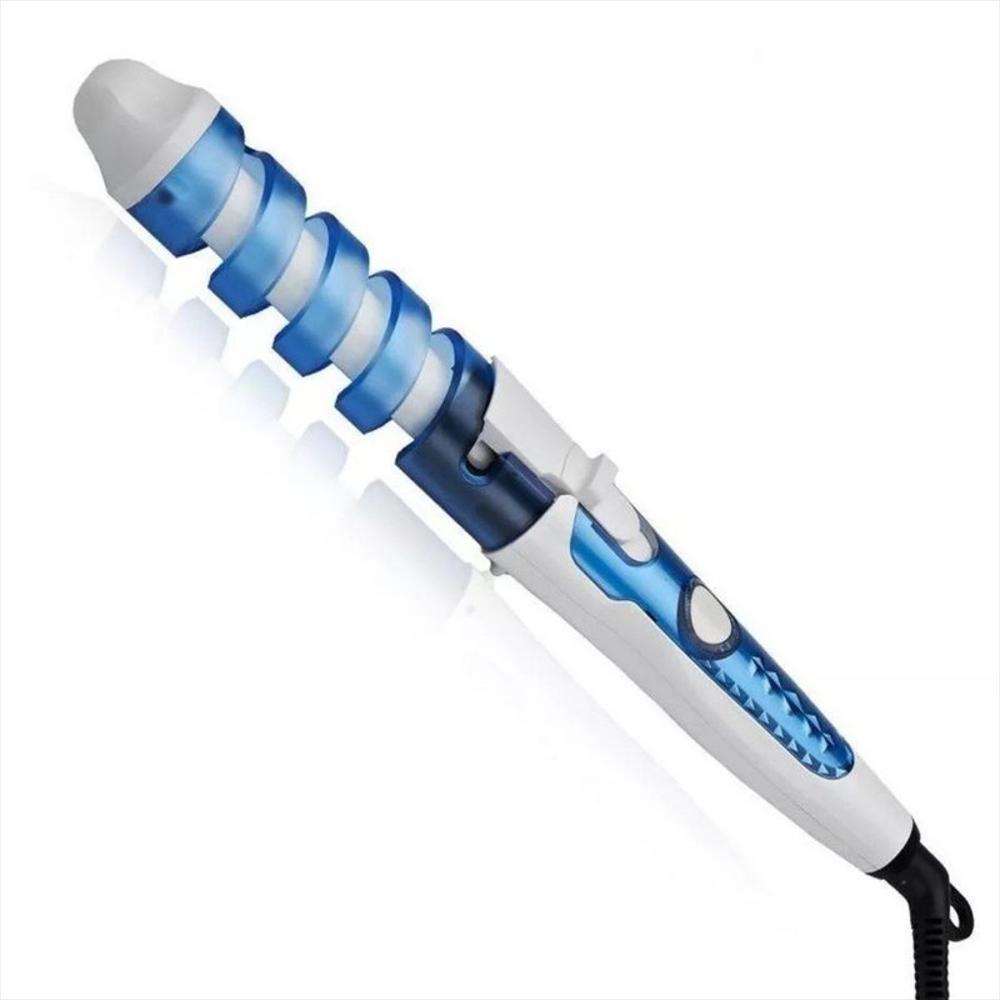 Pinza Rizador Encrespador Ondulador Curl Perfect Espiral Azul