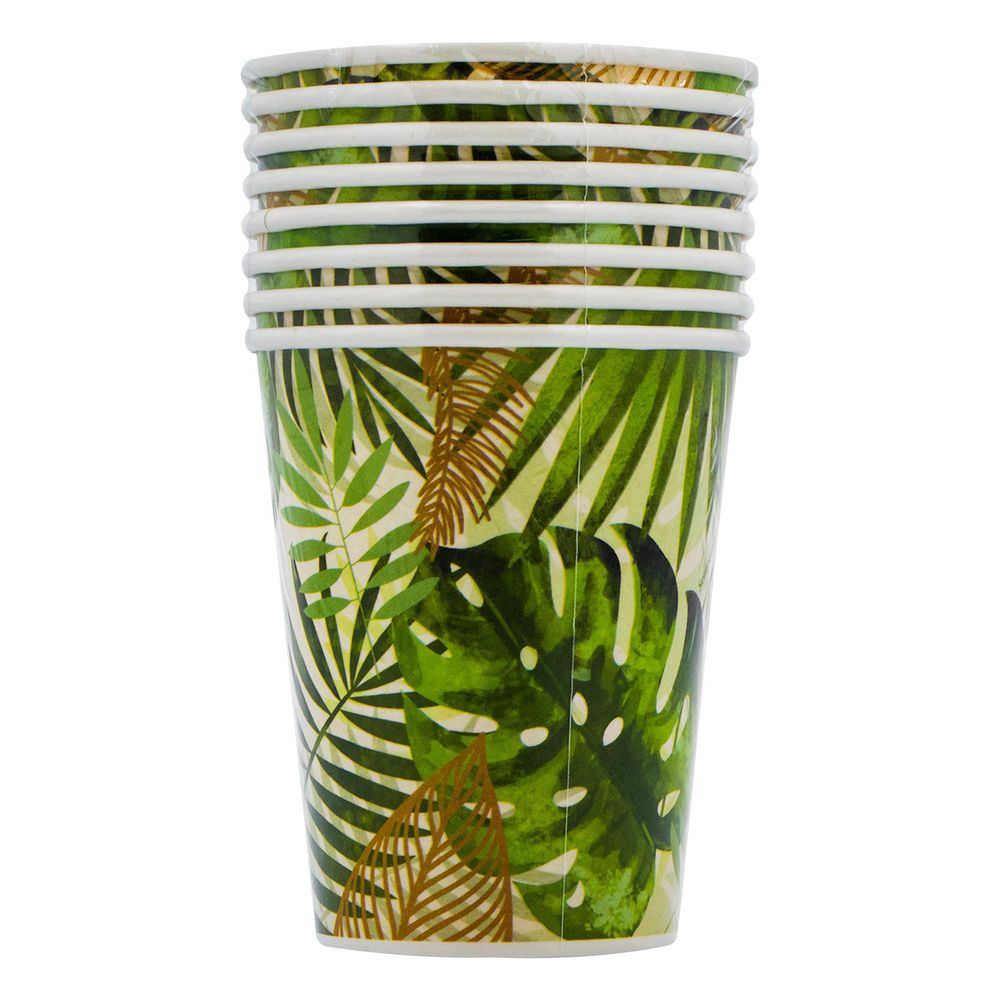 vaso SEMPERTEX HOJAS TROPICALES (1  und) img #2