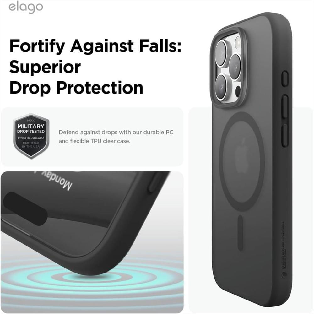 Estuche Para Iphone 16 Pro Max Magsafe Elago En Negro img #4