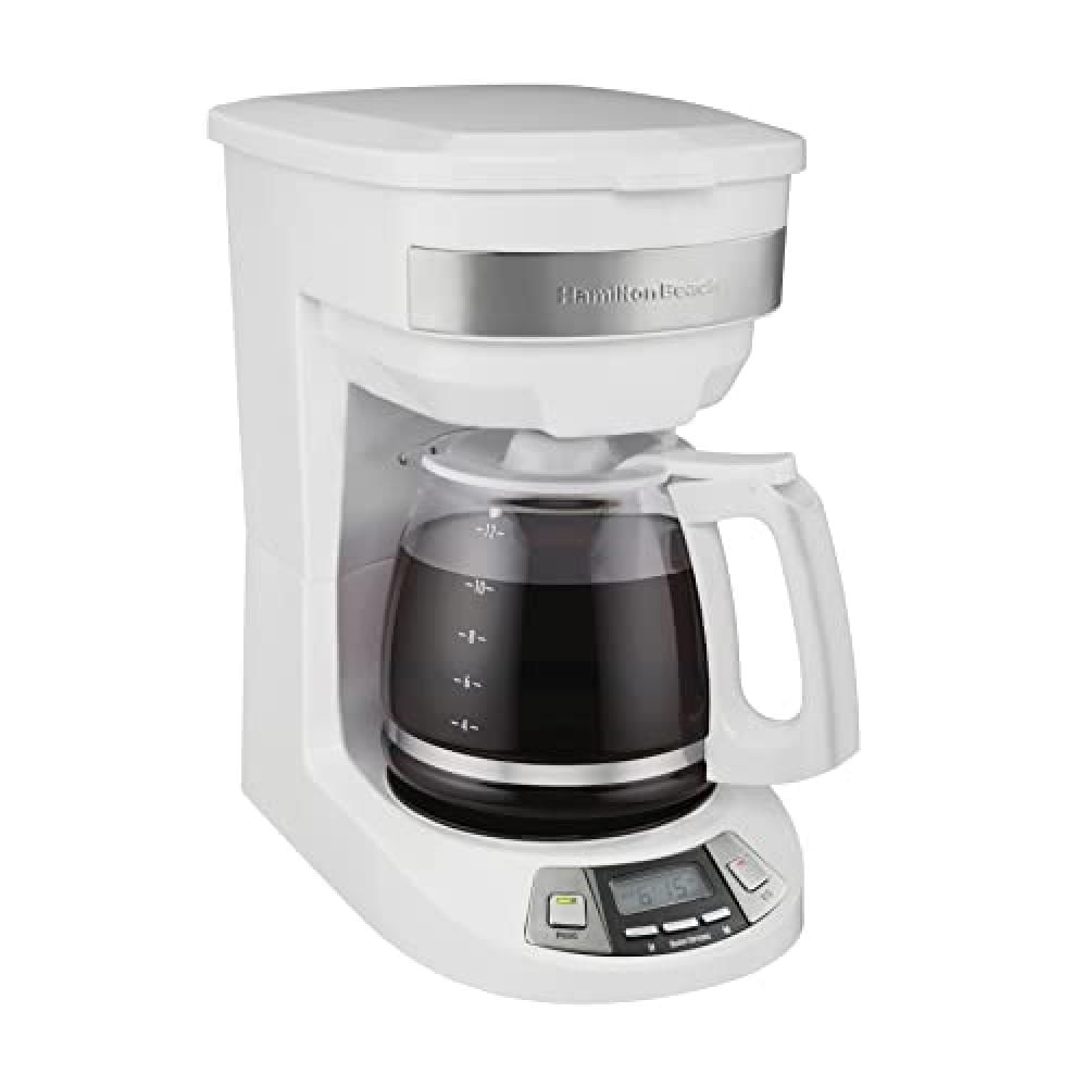 Cafetera Programable Hamilton Beach 12 Tazas Con Jarra De