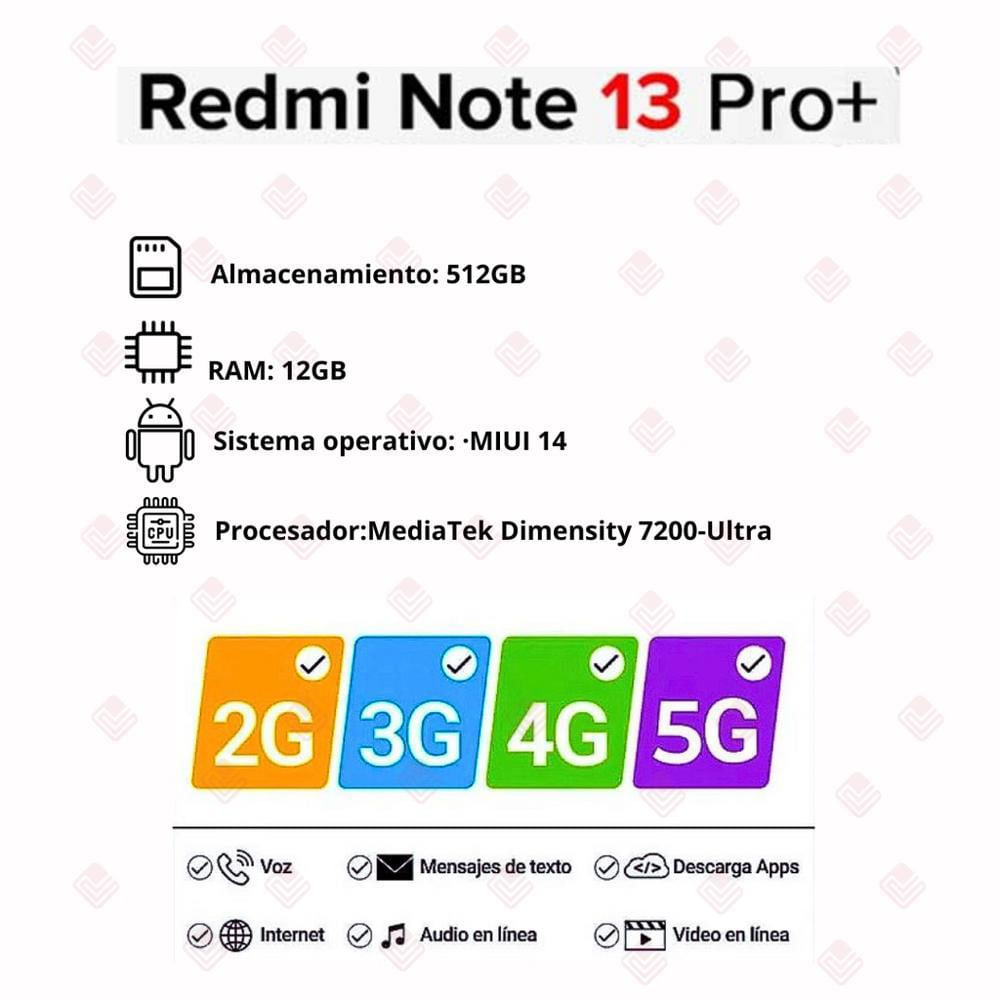 Celular Xiaomi Note 13 Pro Plus 512Gb 12Gb En Ram Purpura img #4