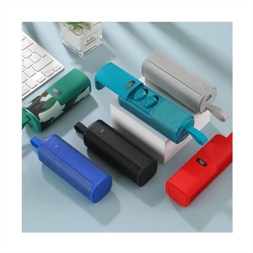 Kit Audifonos Con Parlante Bluetooth Altavoz Inalambricos Tg 807 img #2