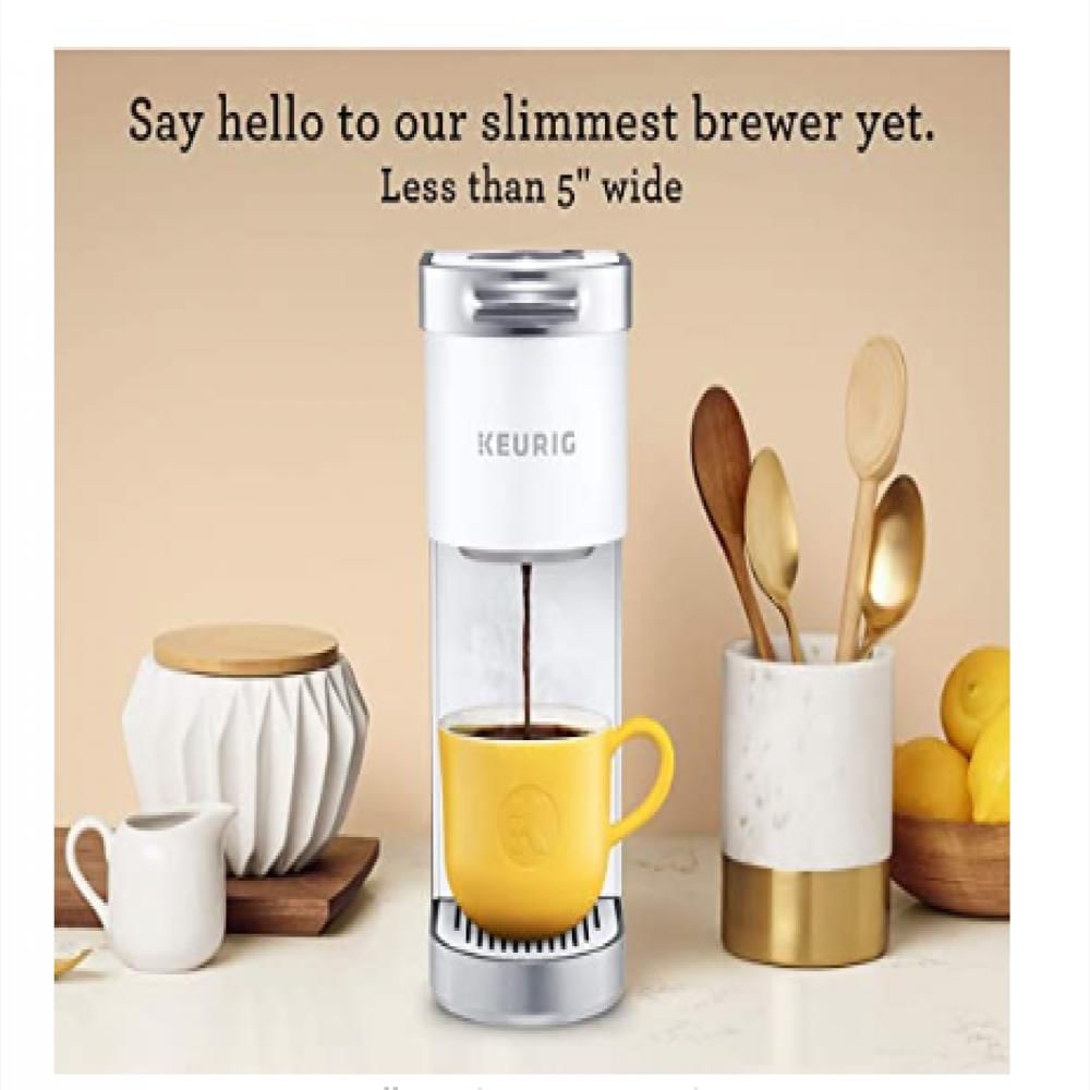 Cafetera Eléctrica Keurig 1 Taza En Plástico Y Acero Inoxidable Compacta Portátil Depósito De Agua Y Bandeja De img #3