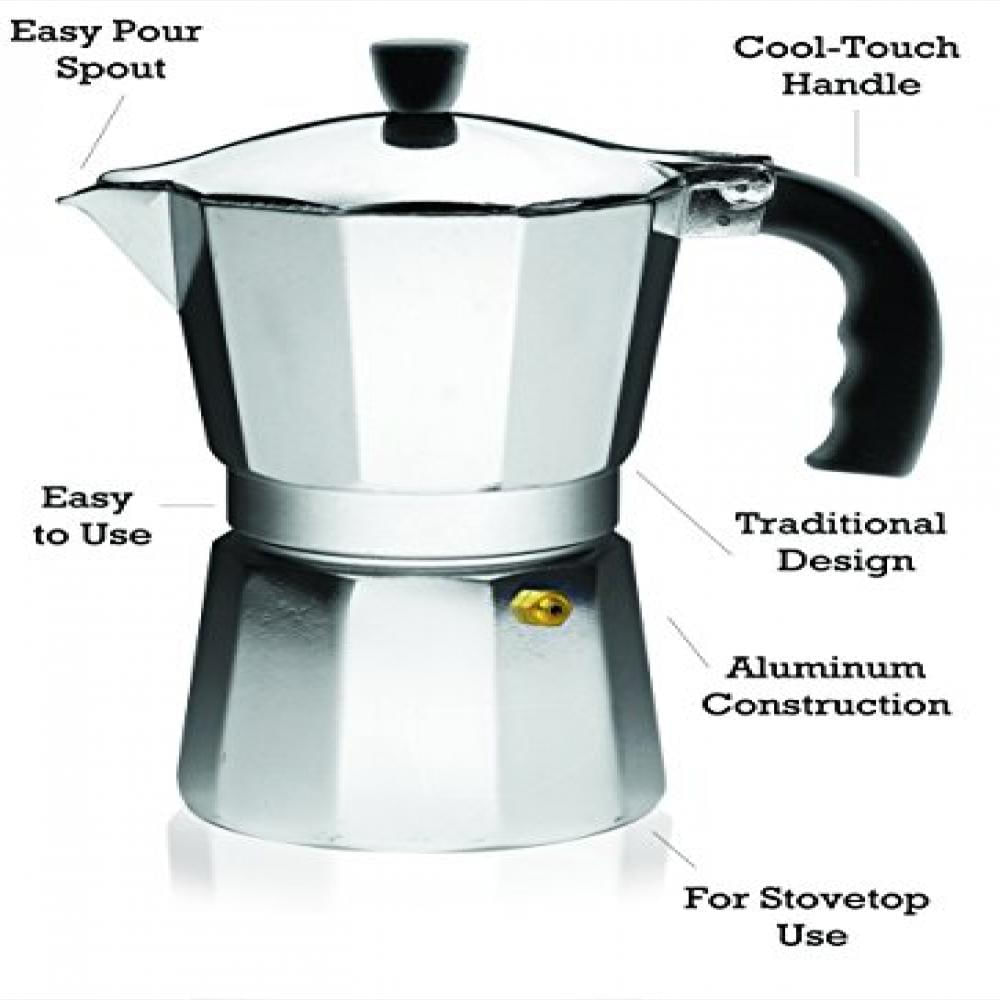 Cafetera Espresso Diseño Ergonómico 6 Tazas Ideal Para Una Carga Rápida De img #5