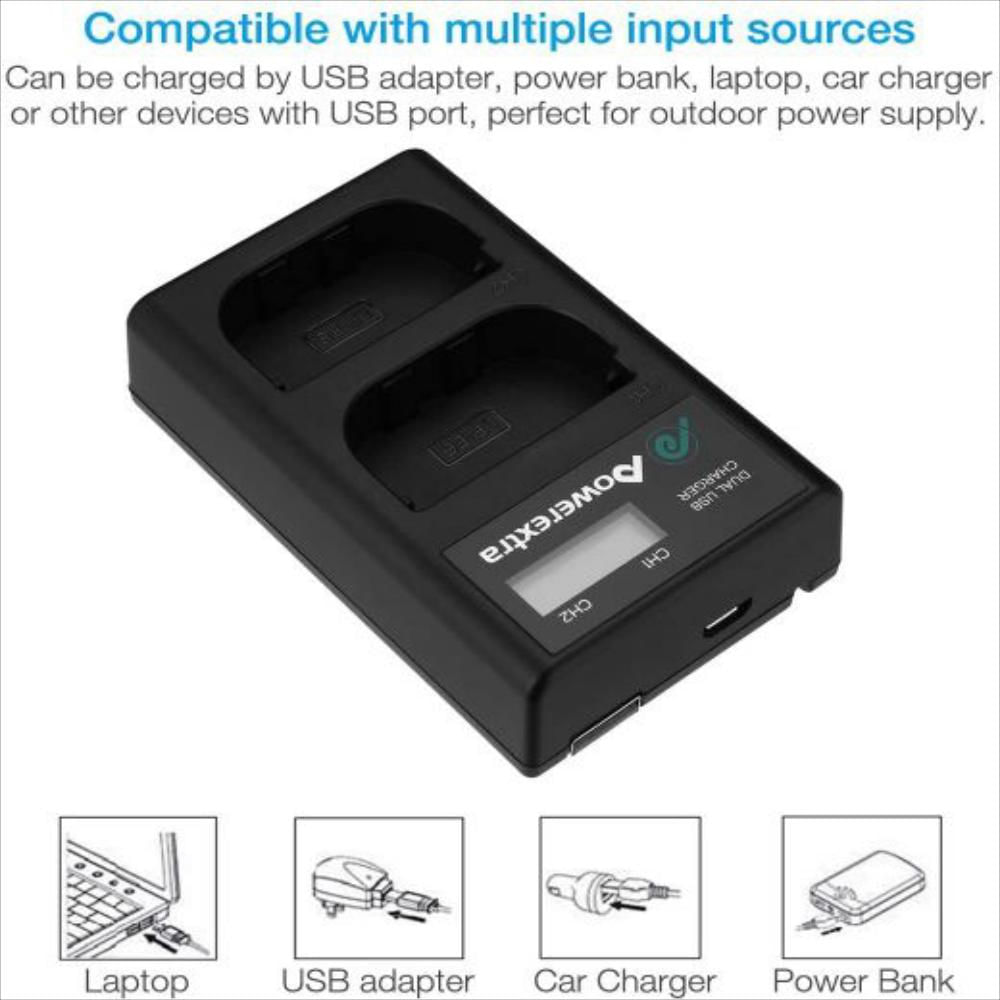 Batería De Repuesto Para Canon Lp E6 Con Cargador img #4