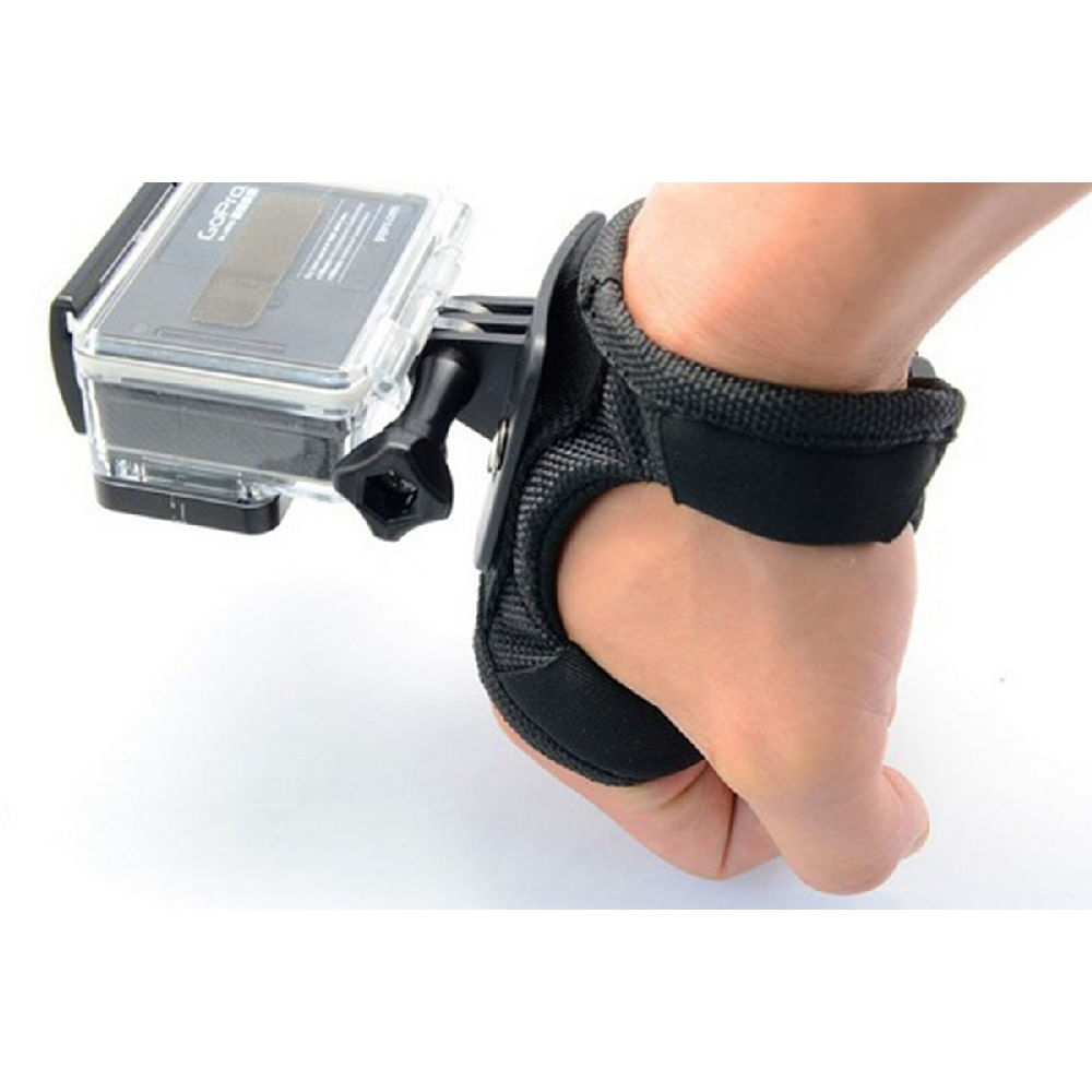Guante Gopro Correa Brazo Go Pro Muñeca Sjcam Negro img #4