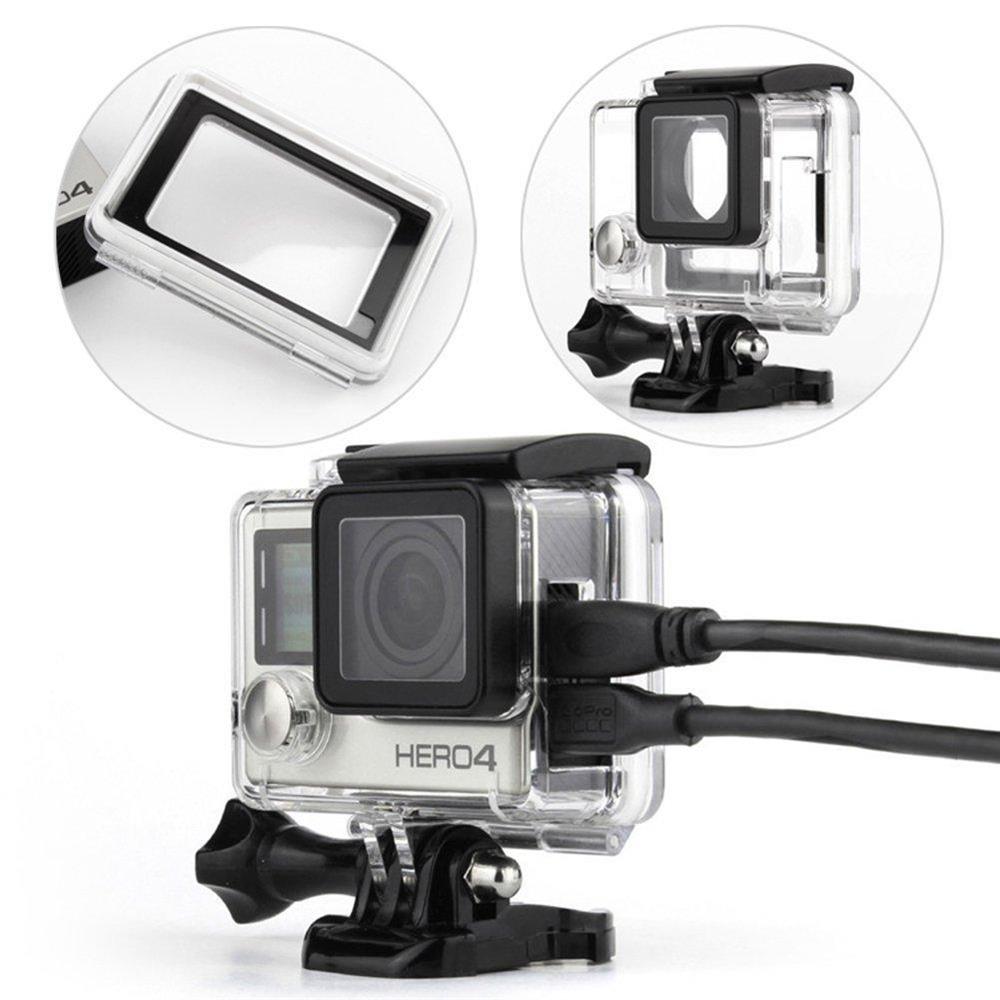 Carcasa Skeleton Para Gopro 3 Y 4 Trasnsparente img #4