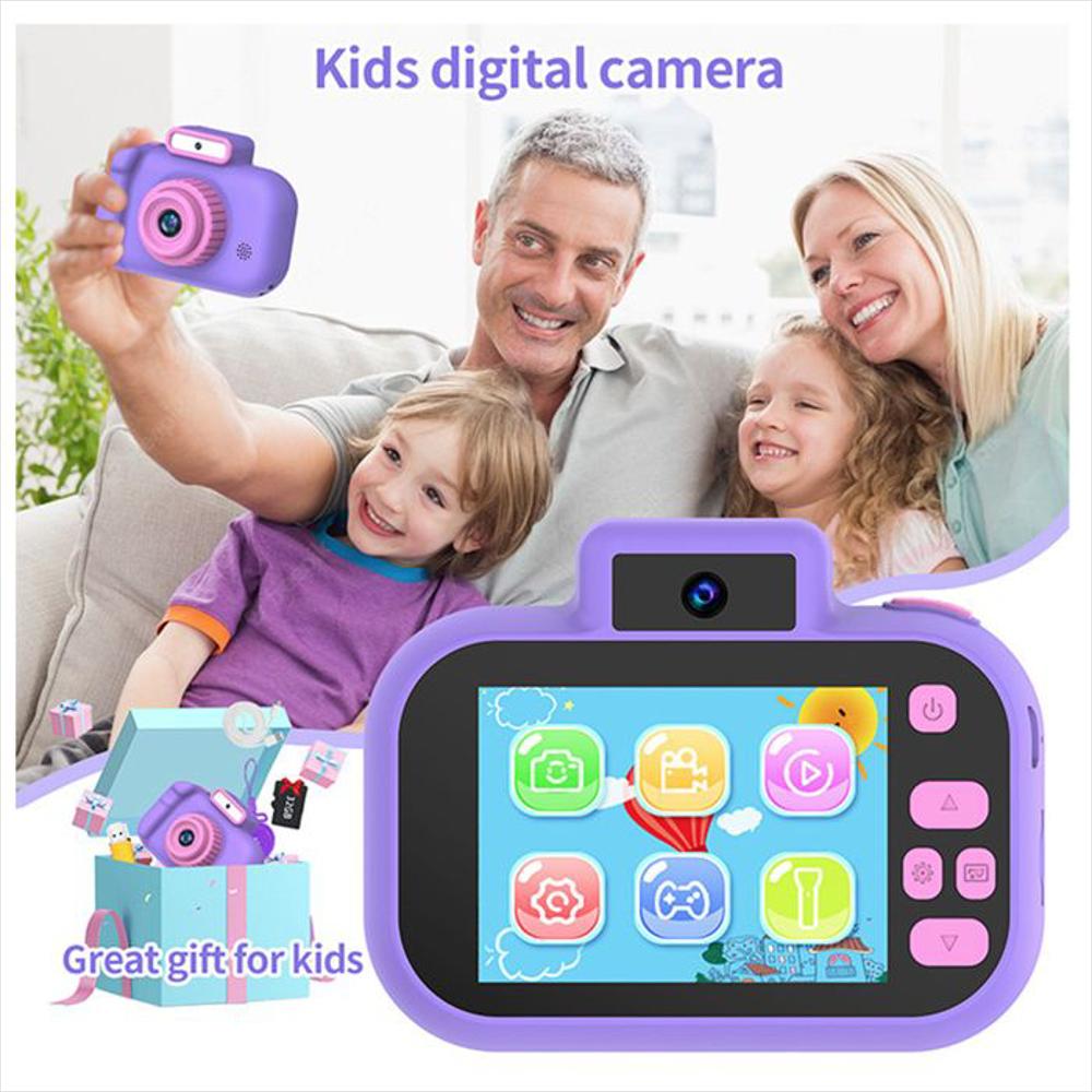 Camara Para Nios Multifuncion Con Flash Integrado Fina Alta Calidad Azul img #2