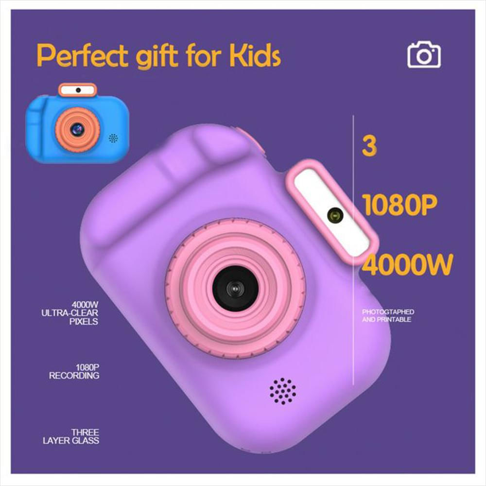 Camara Para Nios Multifuncion Con Flash Integrado Fina Alta Calidad Azul img #4