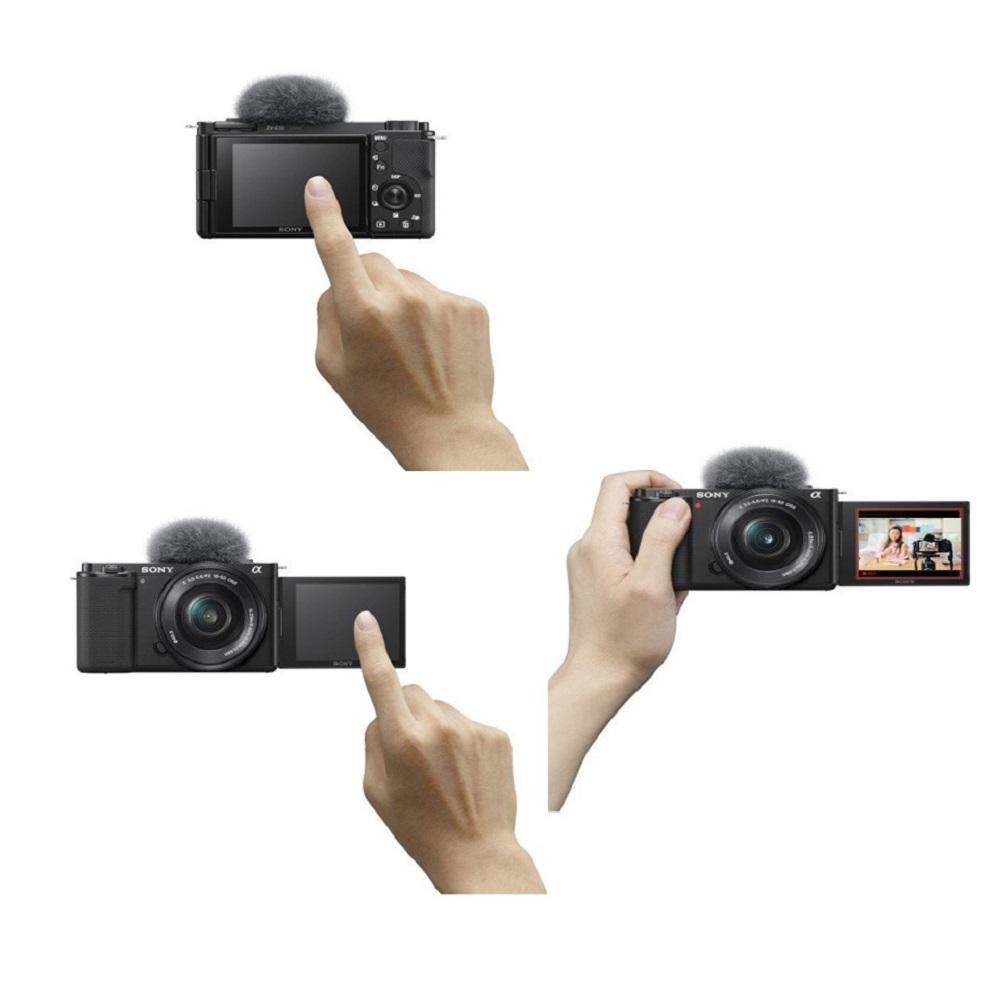 Cámara Sony Zv E10 16 50Mm+32Gb+Bolso Negra img #4