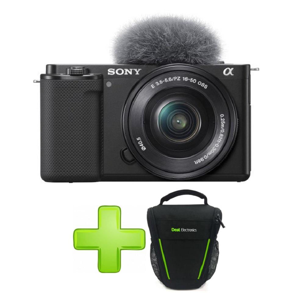 Cámara Sony Zv E10 Mirrorless 16 50Mm+Bolso Negra