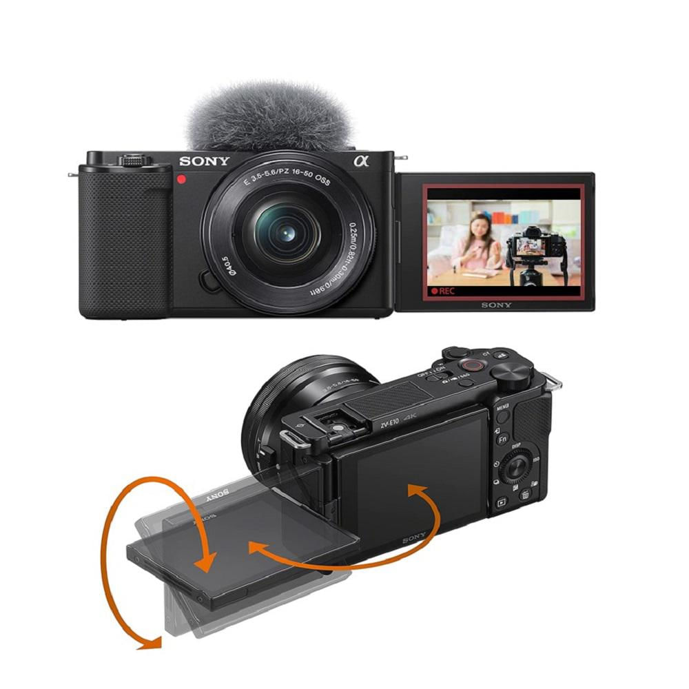 Cámara Sony Zv E10 16 50Mm+64Gb+Bolso Negra img #3