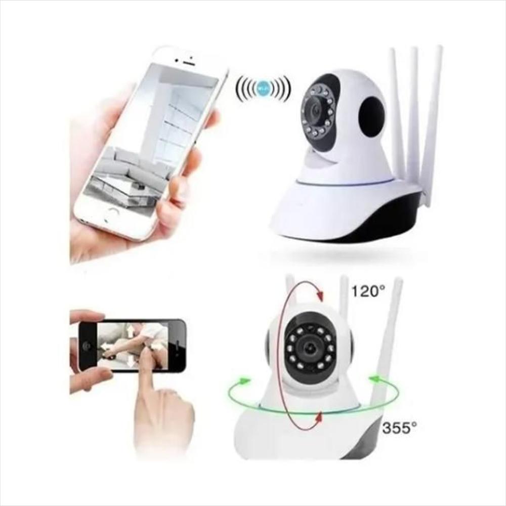 Camara De Seguridad Robotica Wifi 3 Antenas Camara De Seguridad Robotica Wifi 3 Antenas