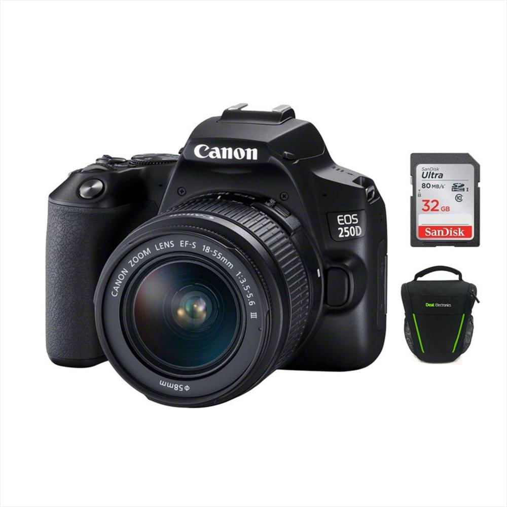 Canon 250D/Sl3+32Gb+Bolso Lente 18 55 Canon 250D/Sl3+32Gb+Bolso Lente 18 55