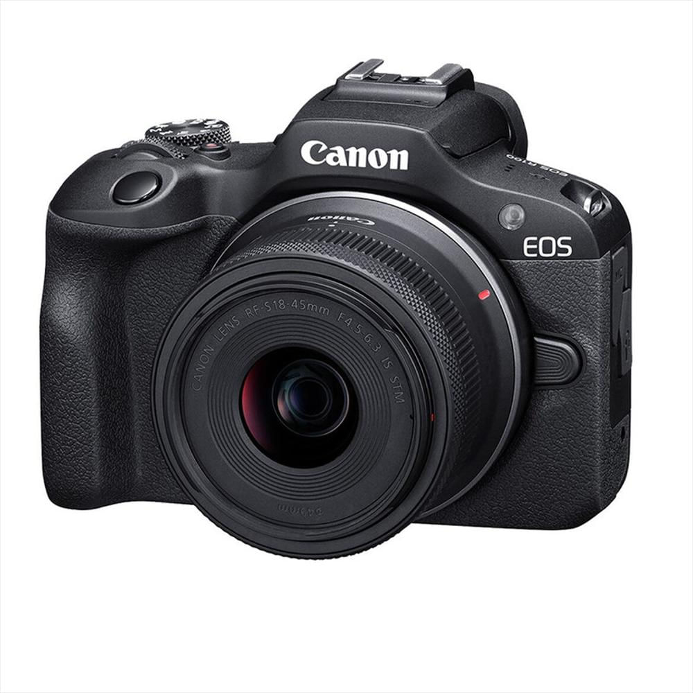 Camara Canon Eos R100 Lente 18 45Mm 24.2Mp Sin Espejo