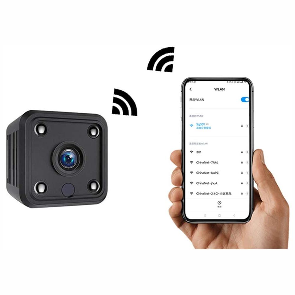 Mini Cámara Espía Hd Wifi Con Visión Nocturna Ip Monitoreo 24/7 img #3