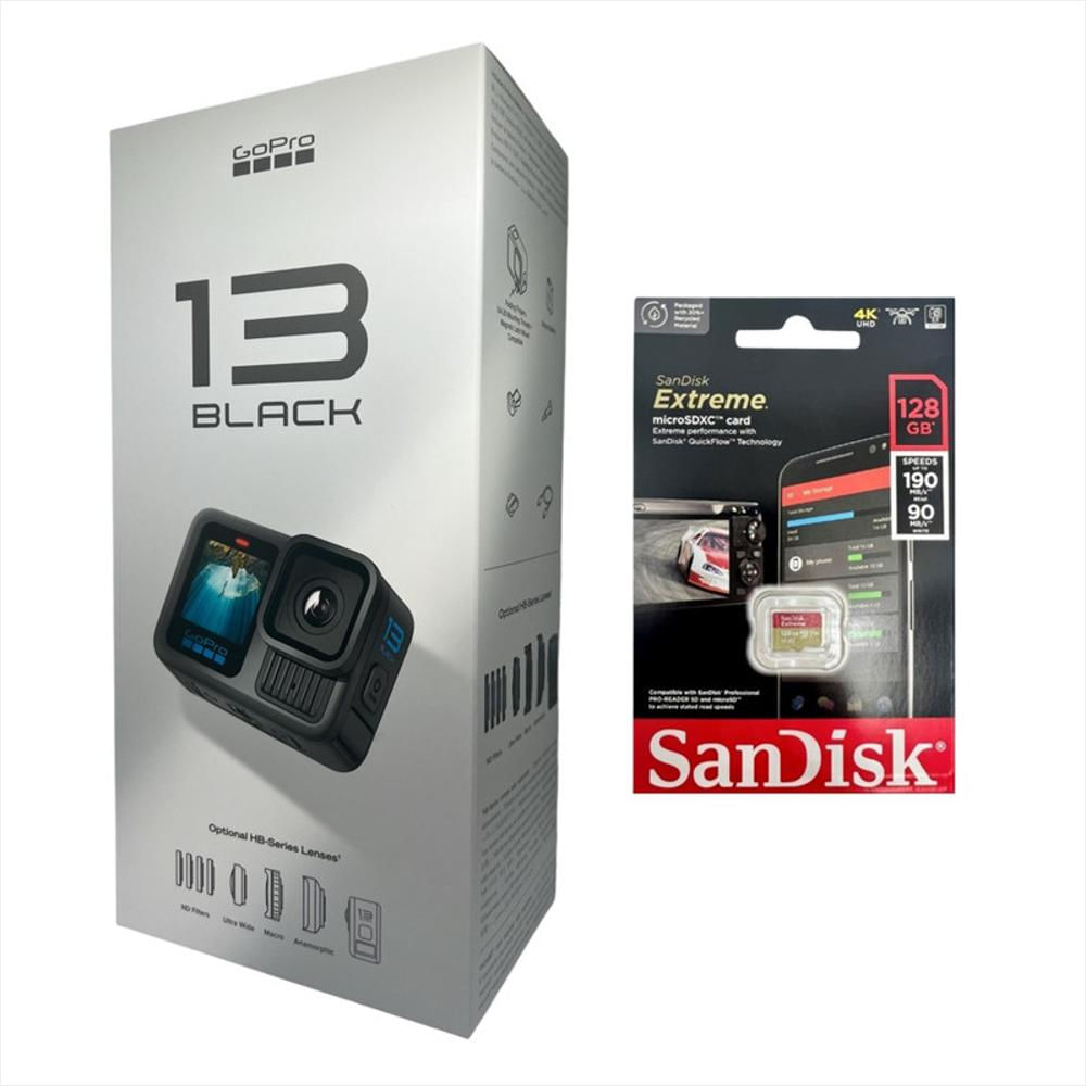Cámara Gopro Hero13+128Gb Black 5.3K 27Mp