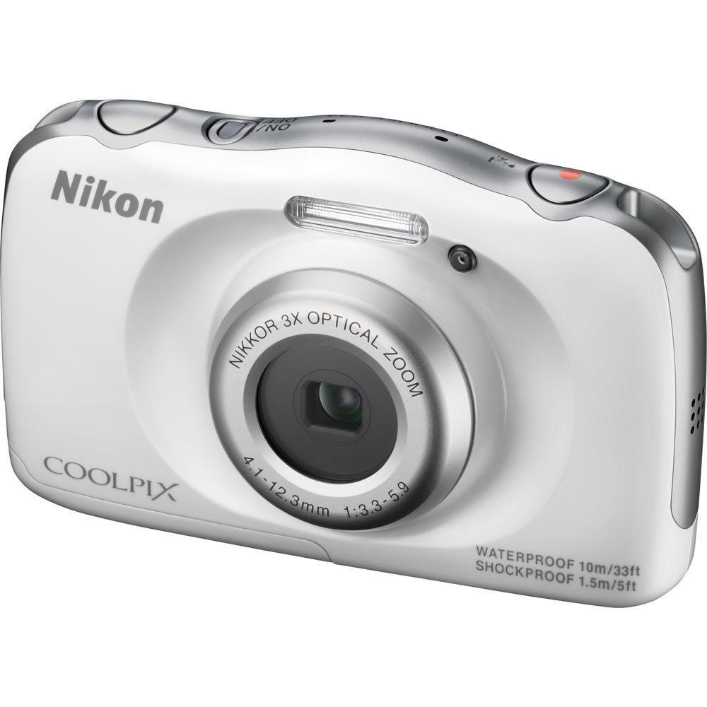 Camara Digital Acuatica Nikon S33 Sumergible 10M Blanco img #1