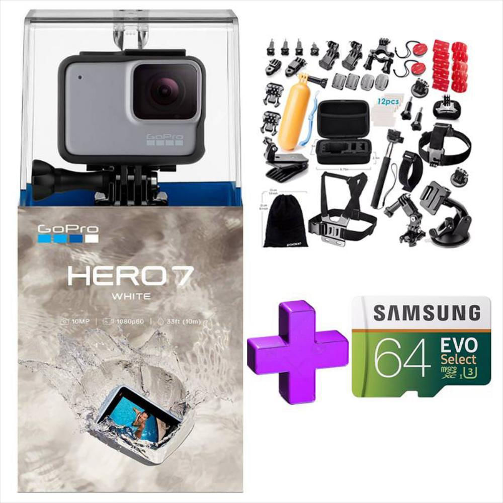 Combo Cámara Gopro Hero 7 White + 64Gb + Kit Accesorios img #1