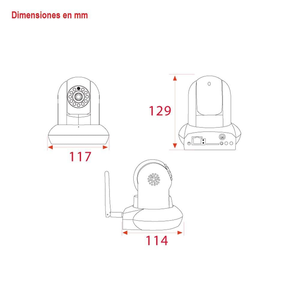 Cámara Seguridad Wifi Hd Foscam Fi9831p Interior Robótica Sd img #5