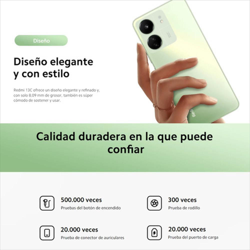 Celular Xiaomi Redmi 13C 128Gb /4Gb, Blk + Buds 6 Play, Blk img #4