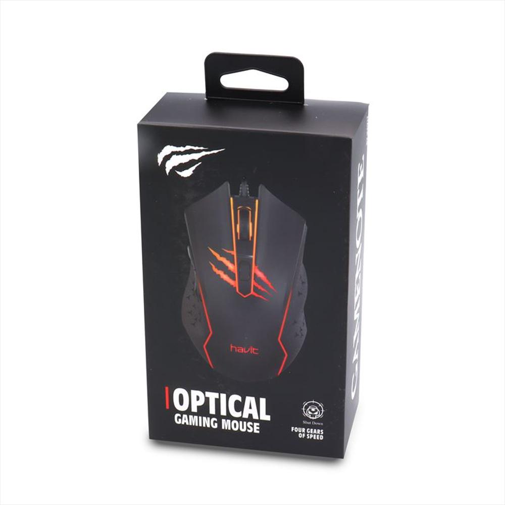 Mouse Gamer Havit 6 Botones 2400Dpi Retroiluminado img #4
