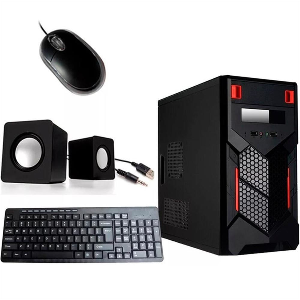 Gabinete Xtech Atx Micro Atx Kit Teclado Mouse Y Bocinas