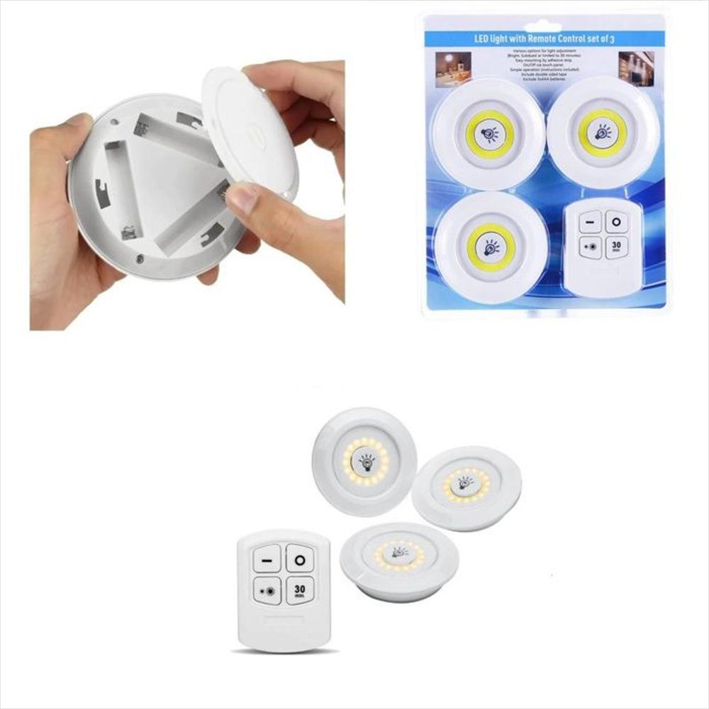 Set X3 Luces Led Con Control Remoto img #2