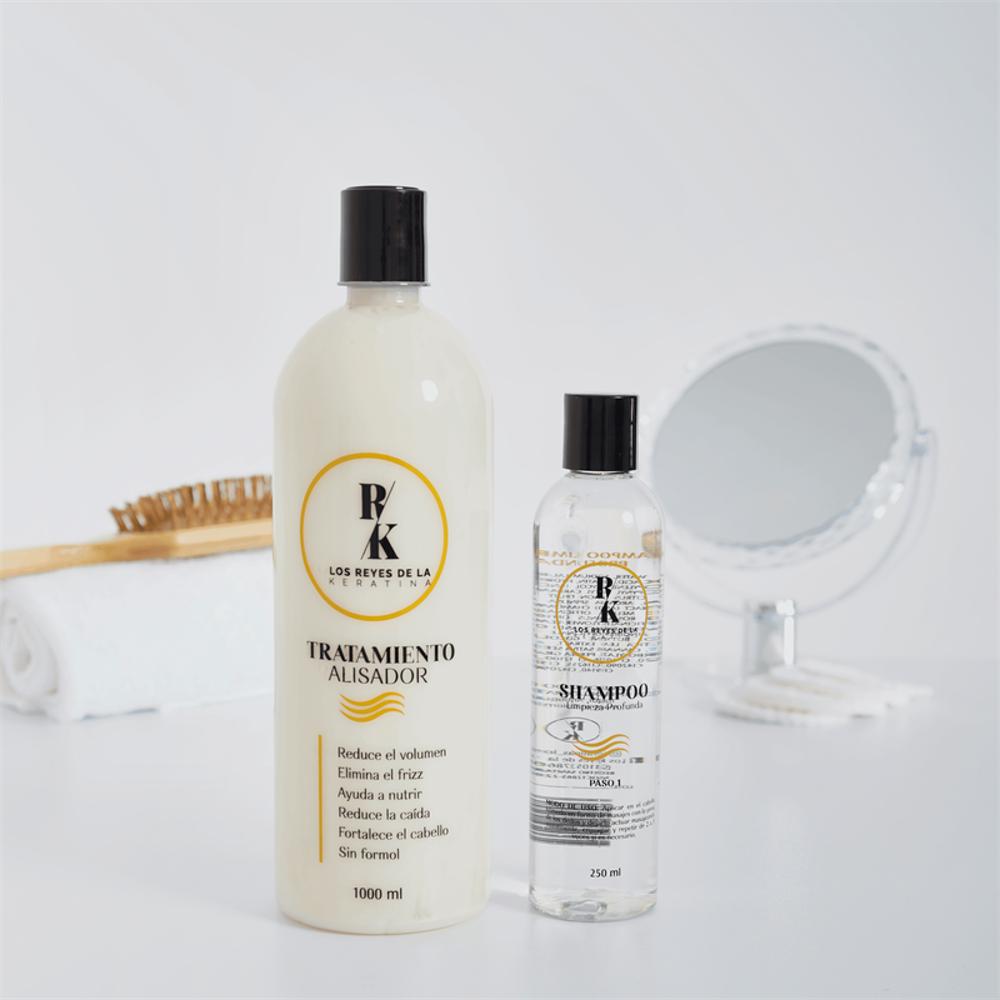 Keratina Orgánica 1000 Ml + Shampoo Primer Paso 250 Ml