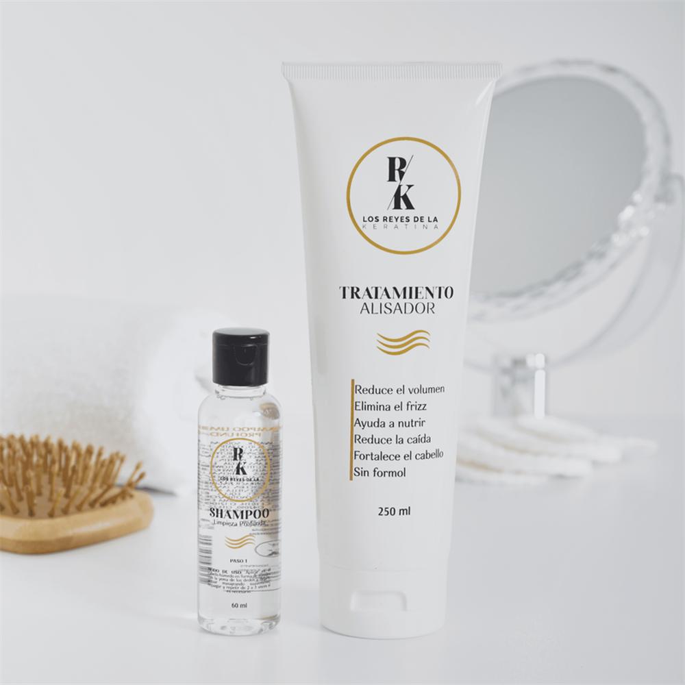 Keratina Orgánica 250 Ml + Shampoo Primer Paso 60 Ml