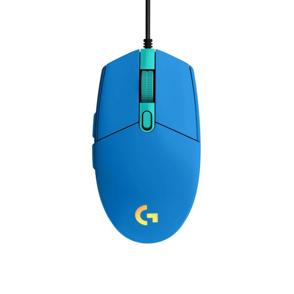 Mouse Gaming Logitech G203 Cable/Usb/Rgb Azul