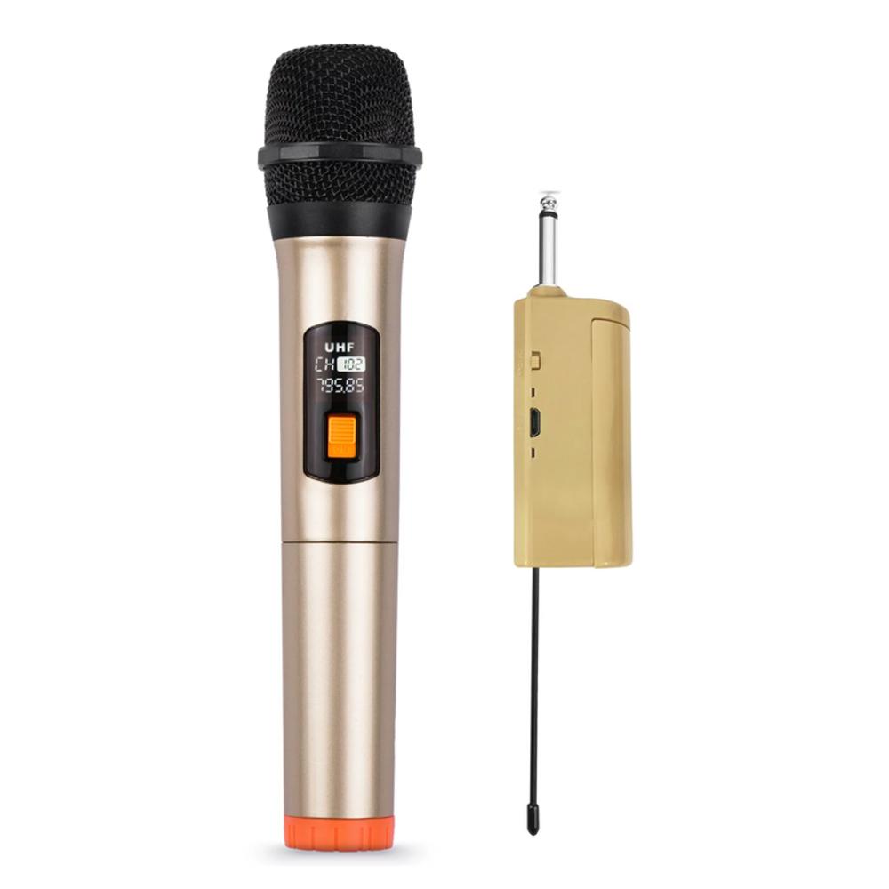 Microfono De Mano Profesional Inalámbrico Uhf 6.5Mm Pantalla Wg 100 img #1