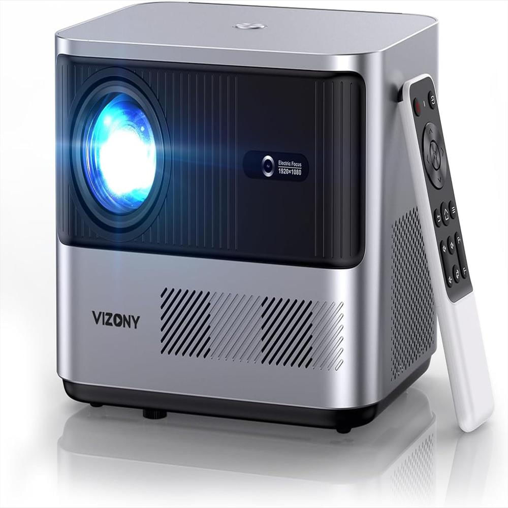 Video Beam Proyector Vizony 800Lm Ansi 4K Wifi 5G Bt Zoom 4D Ppt Exterior
