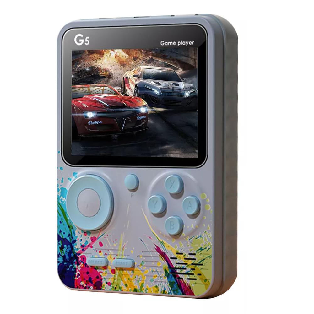 Consola Juegos Portatil Con Pantalla G5 Gris Consola Juegos Portatil Con Pantalla G5 Gris
