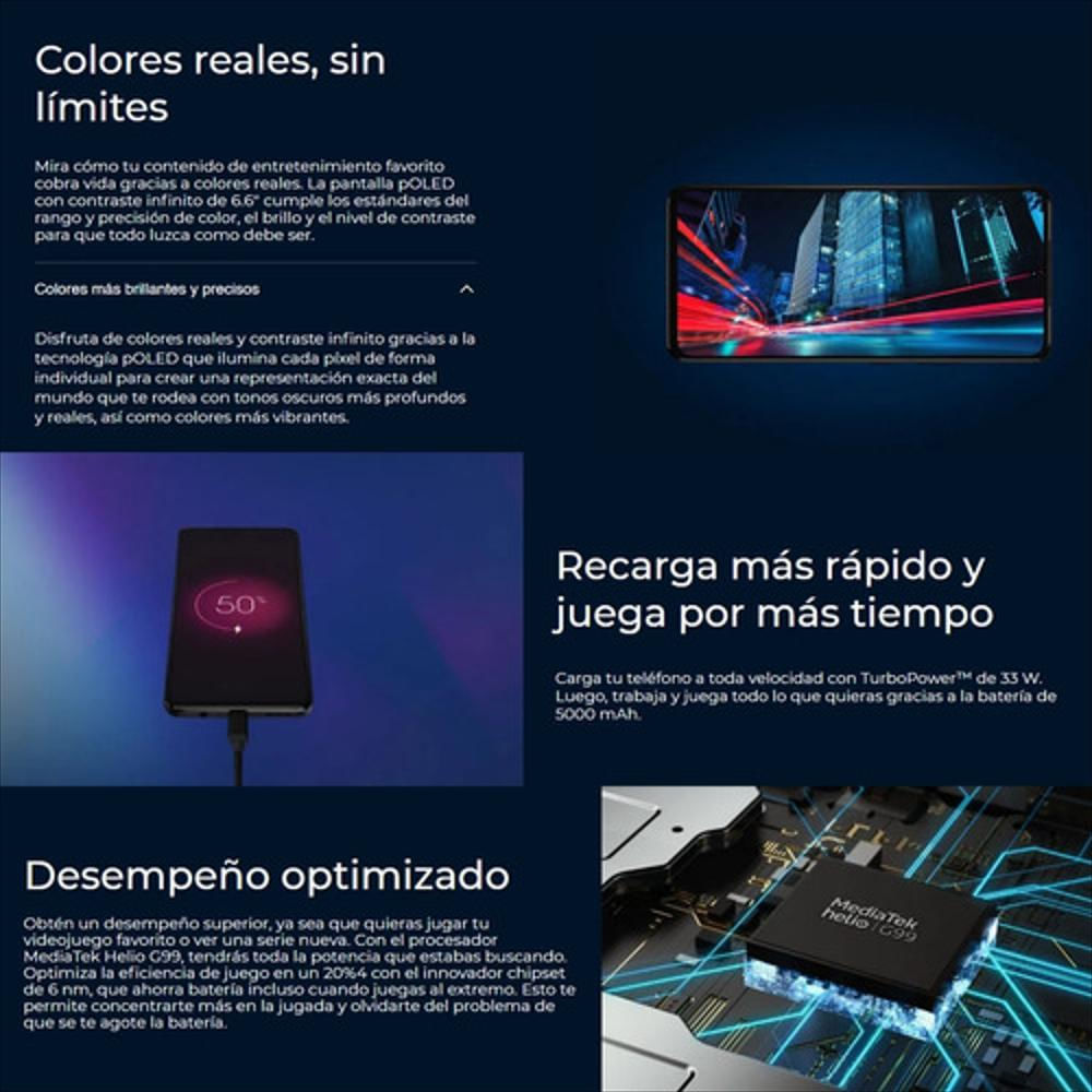 Motorola Moto G72 128Gb /6Gb + Audífonos Moto Buds 065 Blk img #4